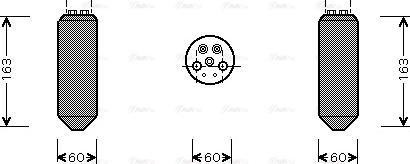 AVA MZ D036 - Filtre déshydratant, climatisation droxauto.com