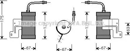 AVA MZD165 - Filtre déshydratant, climatisation droxauto.com