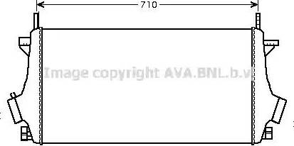 AVA OL 4476 - Intercooler, échangeur droxauto.com