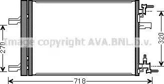 AVA OL 5500 - Condensateur, climatisation droxauto.com