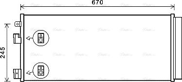 AVA OL5679D - Condensateur, climatisation droxauto.com
