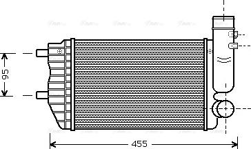 AVA PE 4183 - Intercooler, échangeur droxauto.com