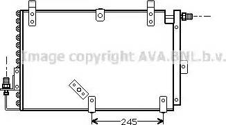 AVA PE 5165 - Condensateur, climatisation droxauto.com