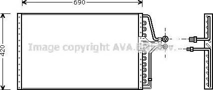 AVA PT 5001 - Condensateur, climatisation droxauto.com
