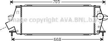 AVA RT 4456 - Intercooler, échangeur droxauto.com