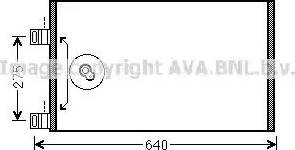 AVA RT 5444 - Condensateur, climatisation droxauto.com