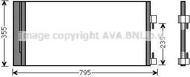 AVA RT5430D - Condensateur, climatisation droxauto.com