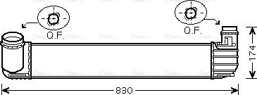 AVA RTA4411 - Intercooler, échangeur droxauto.com