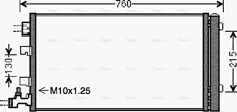 AVA RTA5449D - Condensateur, climatisation droxauto.com