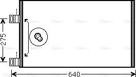 AVA RTA5444 - Condensateur, climatisation droxauto.com