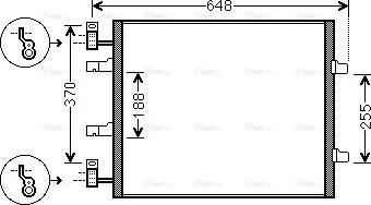 AVA RTA5459 - Condensateur, climatisation droxauto.com