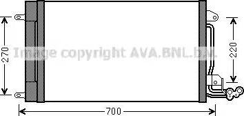 AVA ST5038D - Condensateur, climatisation droxauto.com