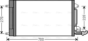 AVA STA5038D - Condensateur, climatisation droxauto.com