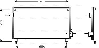 AVA SU 5031 - Condensateur, climatisation droxauto.com