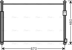 AVA SZ5108D - Condensateur, climatisation droxauto.com
