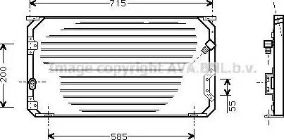 AVA TO 5246 - Condensateur, climatisation droxauto.com
