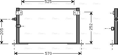 AVA TO 5265 - Condensateur, climatisation droxauto.com