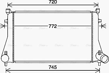 AVA VN4403 - Intercooler, échangeur droxauto.com