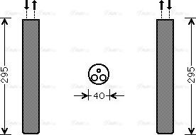 AVA VND304 - Filtre déshydratant, climatisation droxauto.com