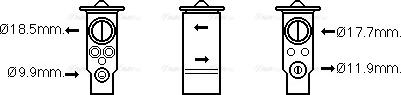 AVA VO1171 - Détendeur, climatisation droxauto.com
