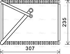 AVA VOV156 - Évaporateur climatisation droxauto.com