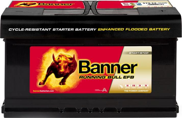 BANNER 012575120101 - Batterie de démarrage droxauto.com