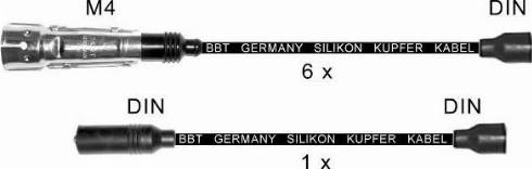 BBT ZK425 - Kit de câbles d'allumage droxauto.com
