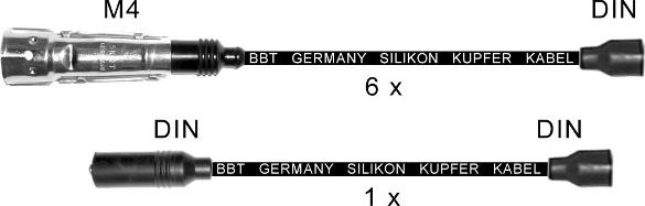 BBT ZK0425 - Kit de câbles d'allumage droxauto.com