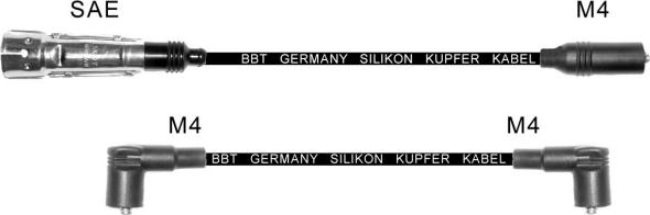 BBT ZK0305 - Kit de câbles d'allumage droxauto.com