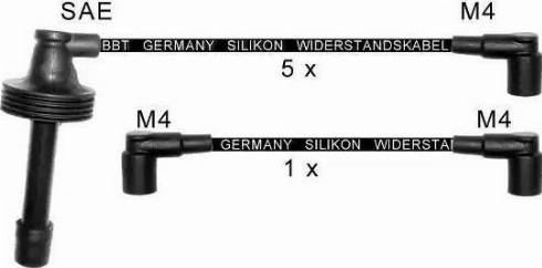 BBT ZK136 - Kit de câbles d'allumage droxauto.com