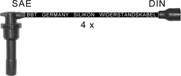 BBT ZK1753 - Kit de câbles d'allumage droxauto.com