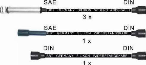 BBT ZK714 - Kit de câbles d'allumage droxauto.com