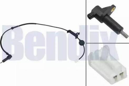 BENDIX 058499B - Capteur, vitesse de roue droxauto.com