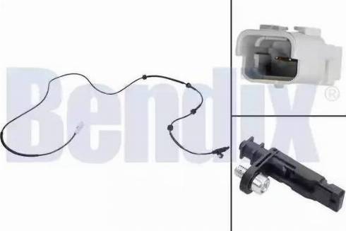BENDIX 058406B - Capteur, vitesse de roue droxauto.com