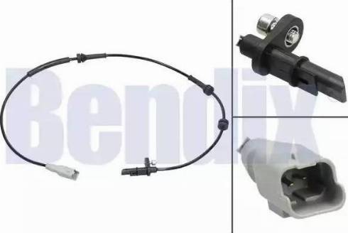 BENDIX 058483B - Capteur, vitesse de roue droxauto.com