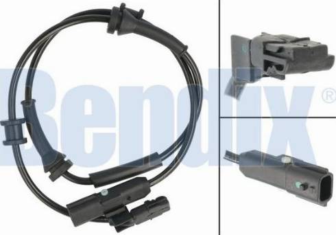 BENDIX 058550B - Capteur, vitesse de roue droxauto.com