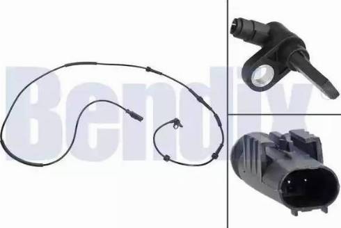 BENDIX 058653B - Capteur, vitesse de roue droxauto.com