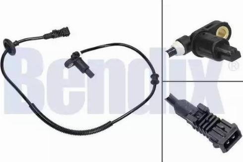 BENDIX 058019B - Capteur, vitesse de roue droxauto.com