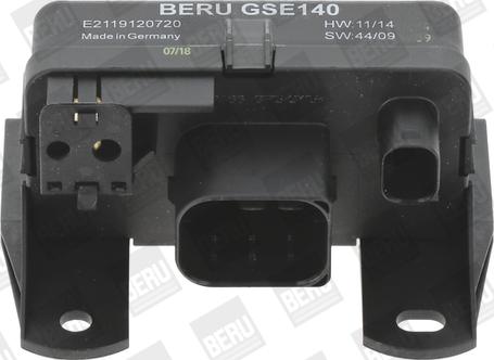 BERU GSE140 - Appareil de commande, temps de préchauffage droxauto.com