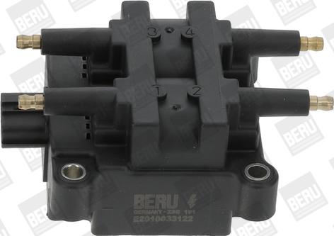 BERU ZSE191 - Bobine d'allumage droxauto.com