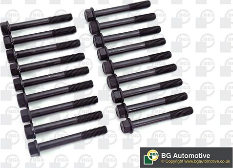 BGA BK6313 - Jeu de boulons de culasse de cylindre droxauto.com