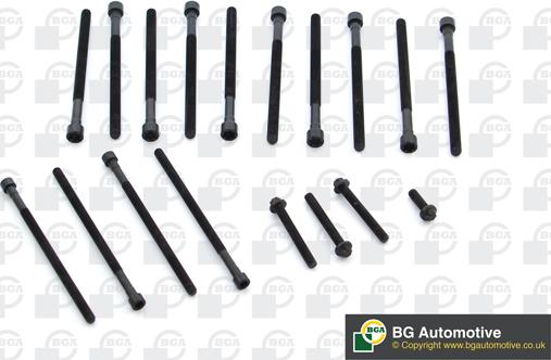 BGA BK0904 - Jeu de boulons de culasse de cylindre droxauto.com