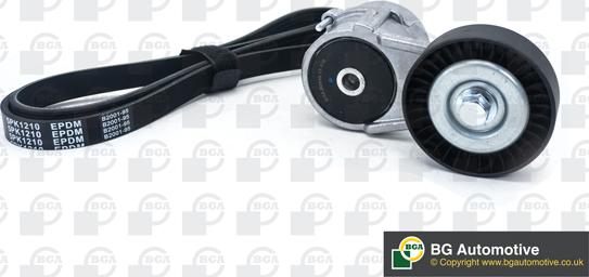 BGA DB9503K - Jeu de courroies trapézoïdales à nervures droxauto.com