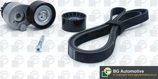 BGA DB9525K - Jeu de courroies trapézoïdales à nervures droxauto.com