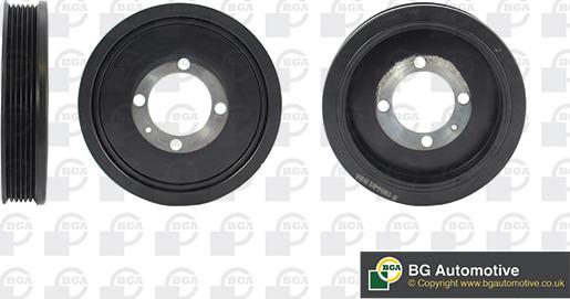 BGA DP9500 - Poulie, vilebrequin droxauto.com