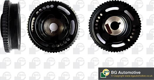 BGA DP9525 - Poulie, vilebrequin droxauto.com