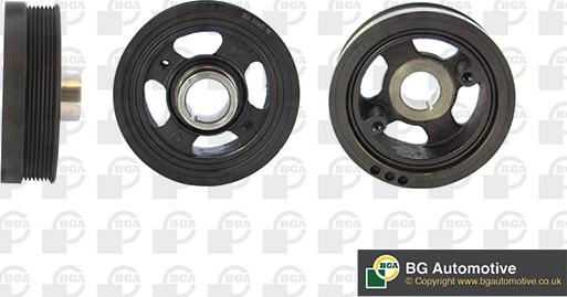 BGA DP9105 - Poulie, vilebrequin droxauto.com