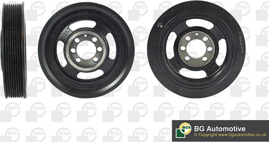 BGA DP5400 - Poulie, vilebrequin droxauto.com