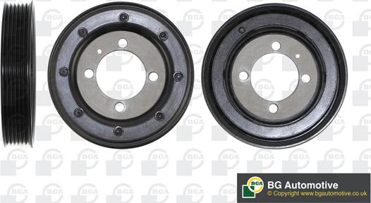 BGA DP0836 - Poulie, vilebrequin droxauto.com