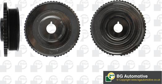 BGA DP1040 - Poulie, vilebrequin droxauto.com